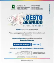 CIENCIAS DE LA EDUCACION EL GESTO DESNUDO