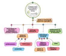 Estructura Organizacional de la Vicerrectoría de Extensión y Desarrollo Social de la Uniquindío
