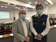 Sr Rector Jose? Fernando Echeverry Murilo y el Dr. Eduardo Jose? Gonza?lez Angulo, Director UNGRD