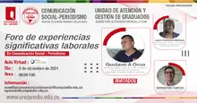 Foro Experiencias Significativas Laborales Comunicación (Virtual)