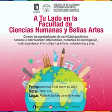 A tu lado en la Facultad de Ciencias Humanas y Bellas Artes