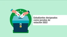 Estudiantes jurados de votacio?n