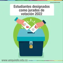 Estudiantes jurados de votacio?n