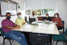 Doctor Leonardo Padilla - Doctora María Mercedes González - Ingeniera Carolina Toro -Secretaria Johana Muriel - Doctora Olga Alicia Nieto