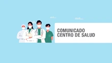 comunicado centro de salud