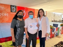 recepción de reconocimiento