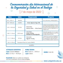 Conmemoracio?n Di?a Internacional de la Seguridad y Salud en el Trabajo