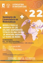 El programa de Licenciatura en Matemáticas 