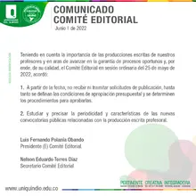 Comite Editorial