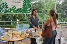 Estand Ecotienda y Restaurante Saludable Pura Vida