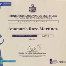 Profesional en Filosofía uniquindiana también ganadora en el Concurso Nacional de Escritura, Colombia Territorio de Historias