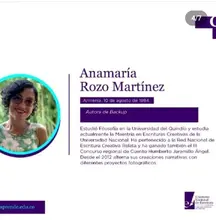 Profesional en Filosofía uniquindiana también ganadora en el Concurso Nacional de Escritura, Colombia Territorio de Historias