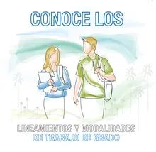 Lineamientos y modalidades de trabajo de grado